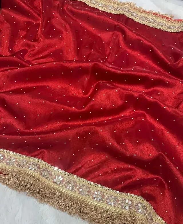 Banarasi Soft Glass Tissue Silk Saree - View 5