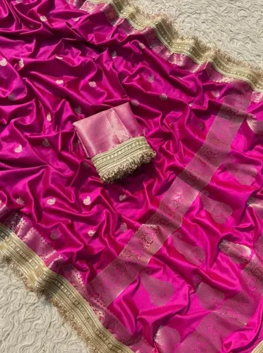 Banarasi Soft Kataan Silk Saree - View 2