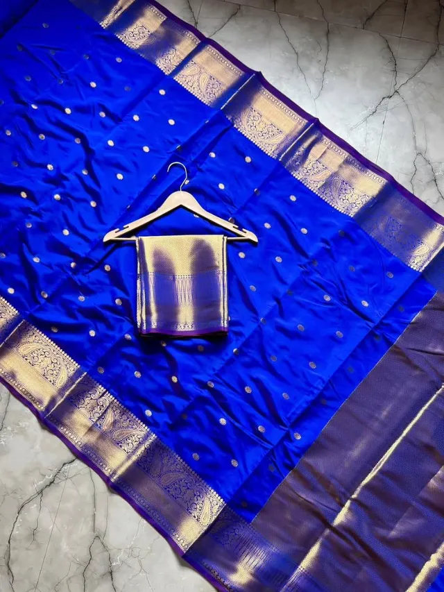 Banarasi Katan Soft Silk Saree - View 2