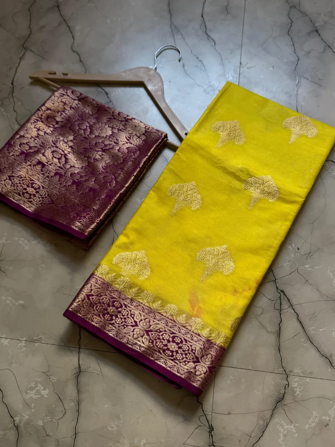 Banarasi Dyble Semi Katan Silk Saree - View 3