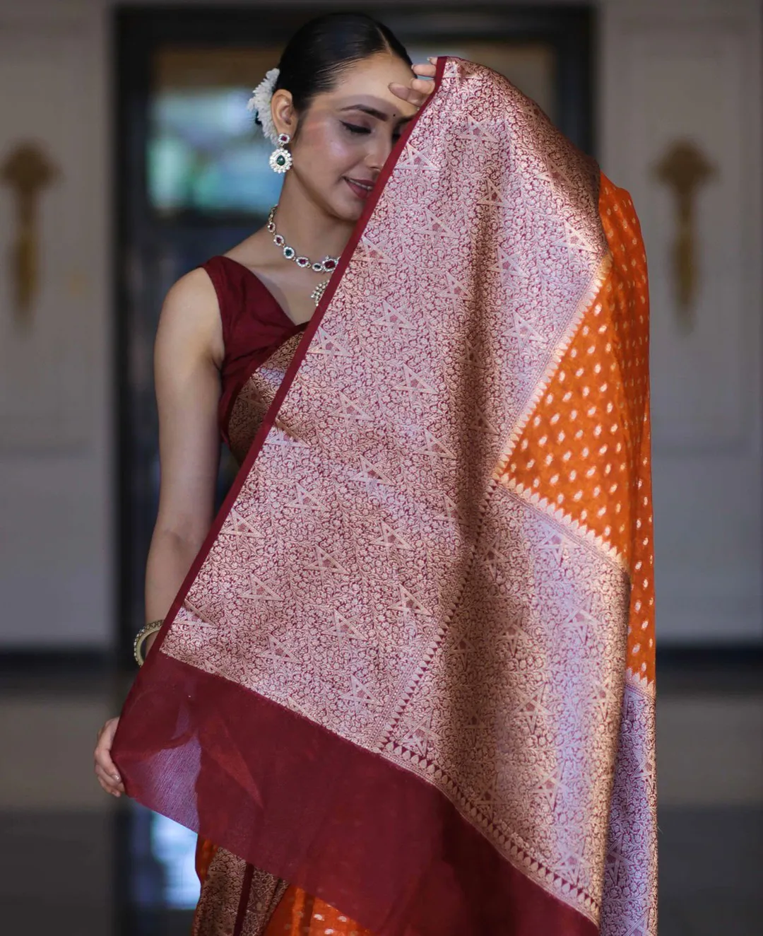 Elegant Banarasi Silk Saree Collection - View 2