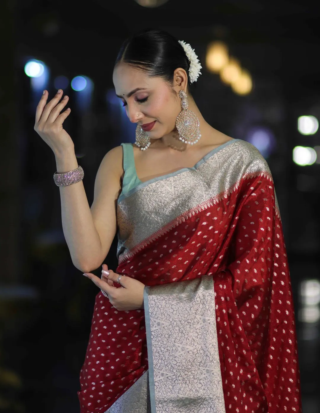 Designer Banarasi Silk saree - View 2