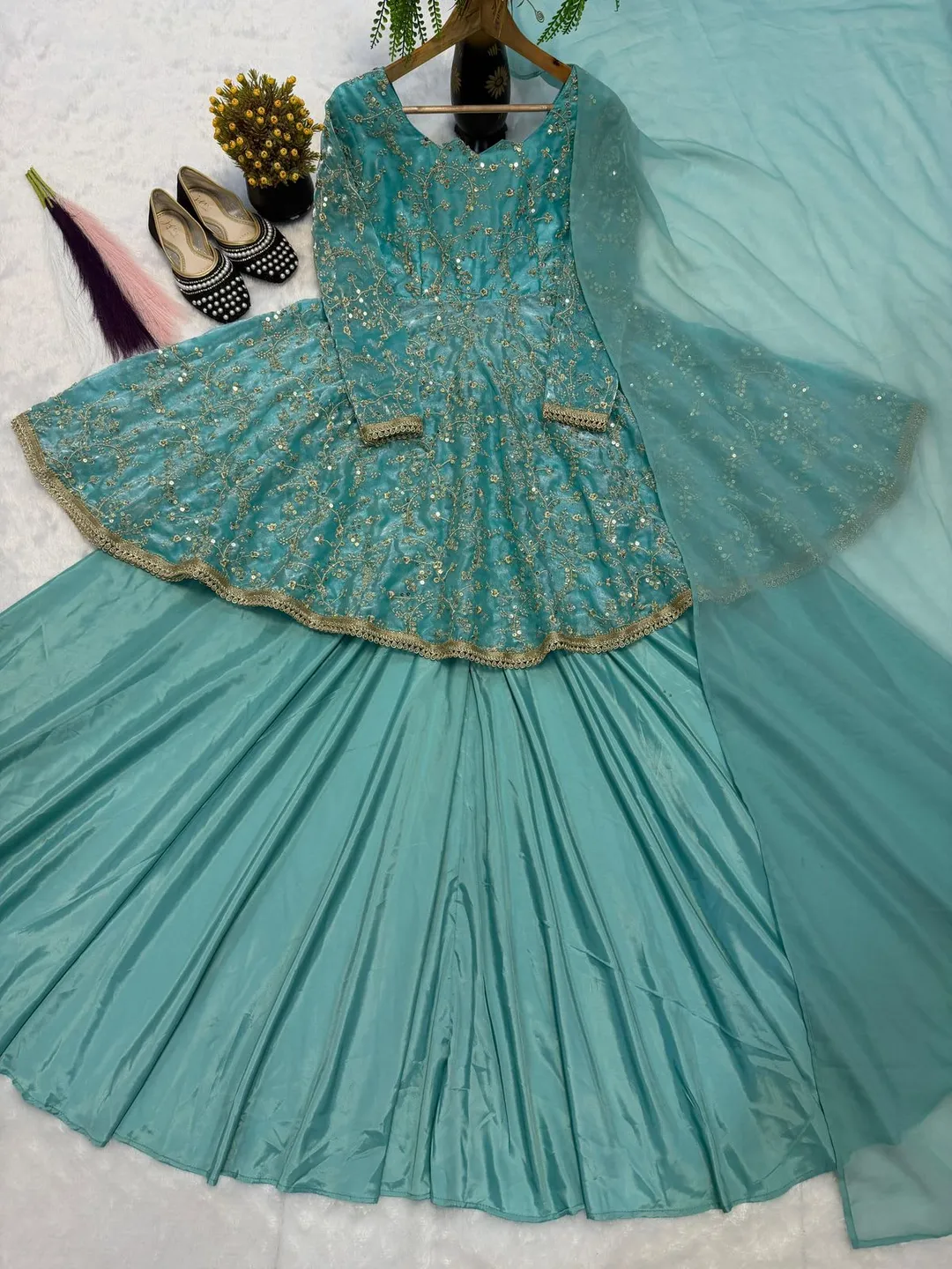 Designer Kediyu Lehenga Set – Festive Special