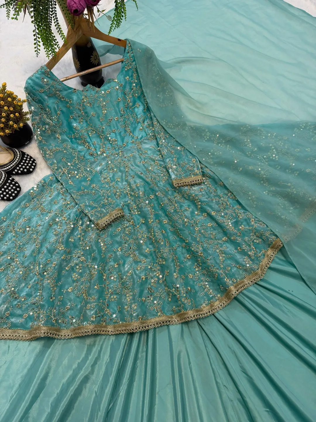 Designer Kediyu Lehenga Set – Festive Special - View 2