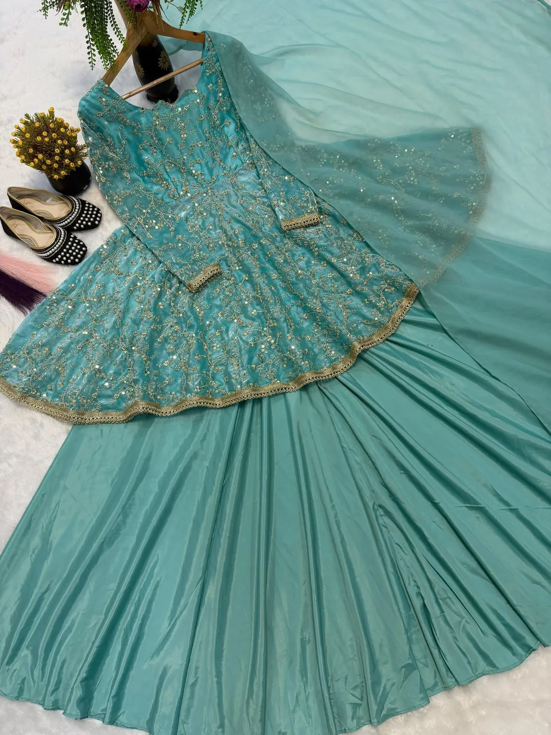 Designer Kediyu Lehenga Set – Festive Special - View 4