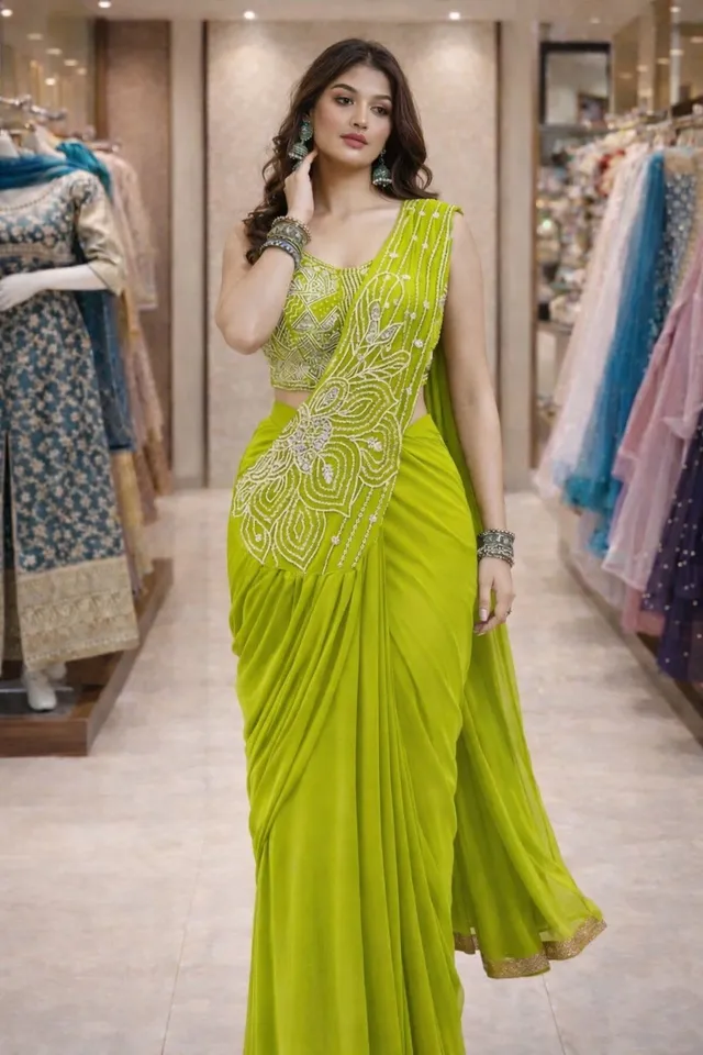 ✨ New Super Trending Ready-to-Wear Saree - View 2