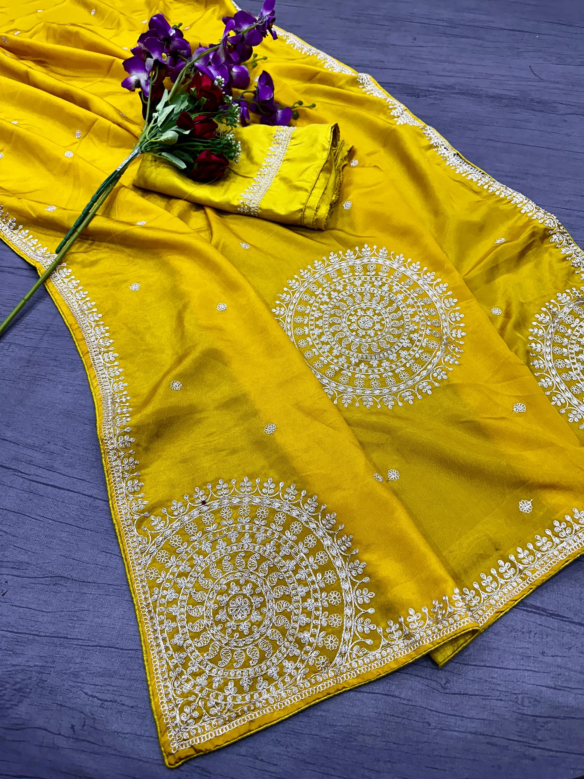 Jaipuri Pure Premium HO Silk Saree - Premium Jaipuri Pure HO Silk Saree Online India - Buy at ₹1650 - Image 1