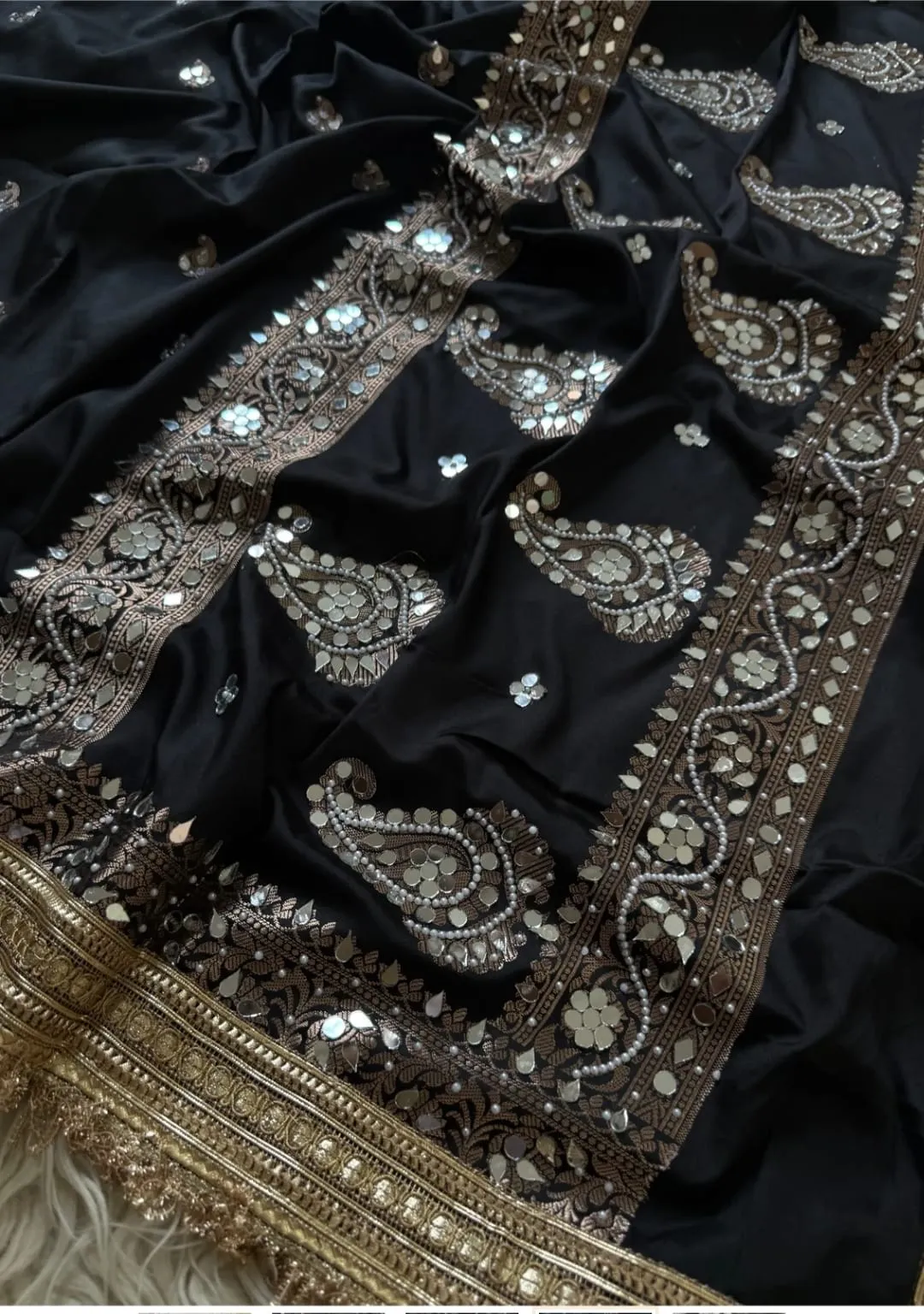 Chand Sitara Collection – Premium Banarasi Semi Katan Silk Saree