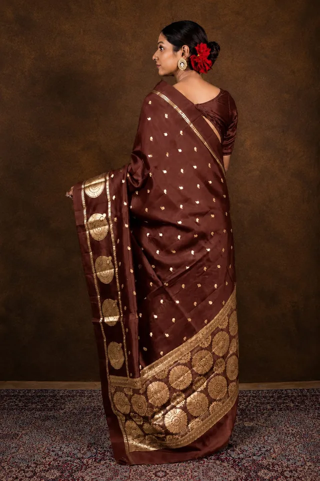 Premium Banarasi Soft Raw Mango Silk Saree - View 2