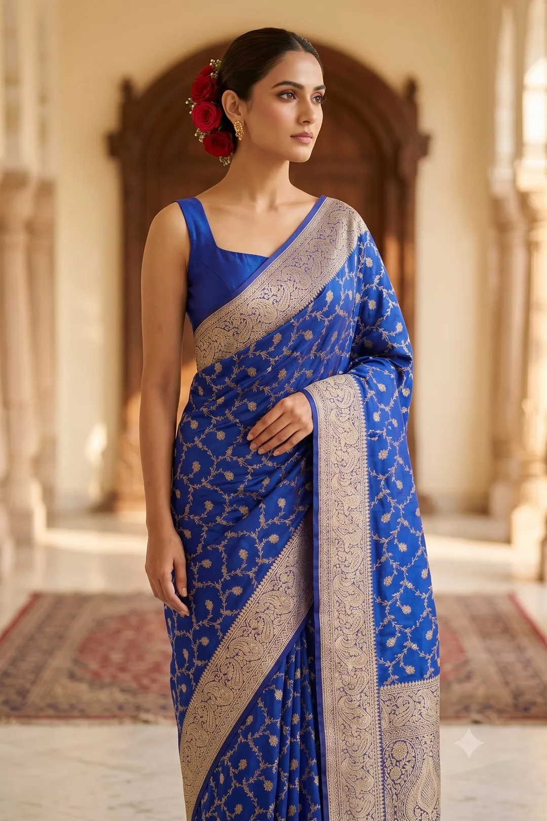 Premium Banarasi Daybal Warm Soft Silk Saree