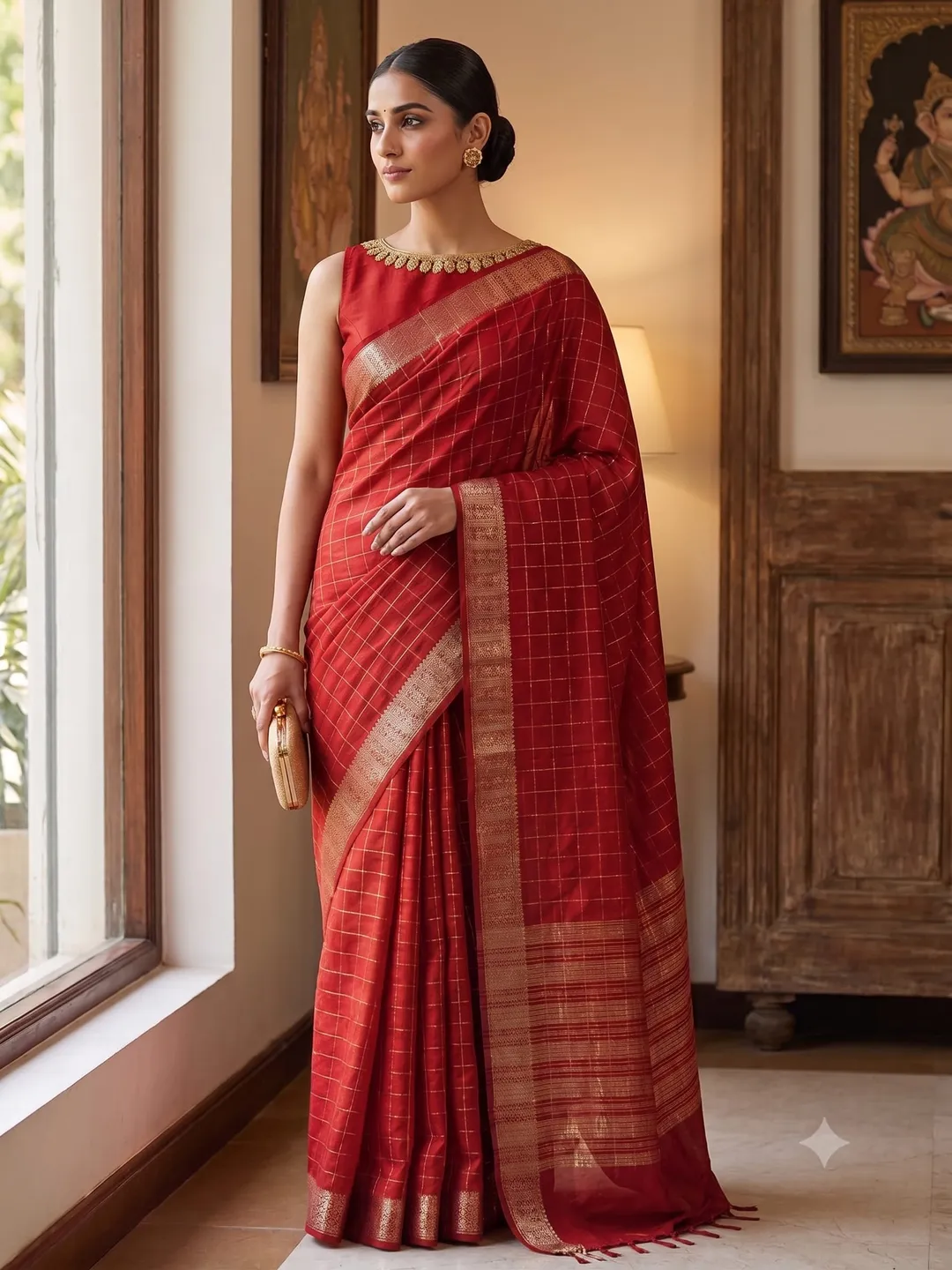 Premium Banarasi Daybal Raao Mango Soft Silk Saree