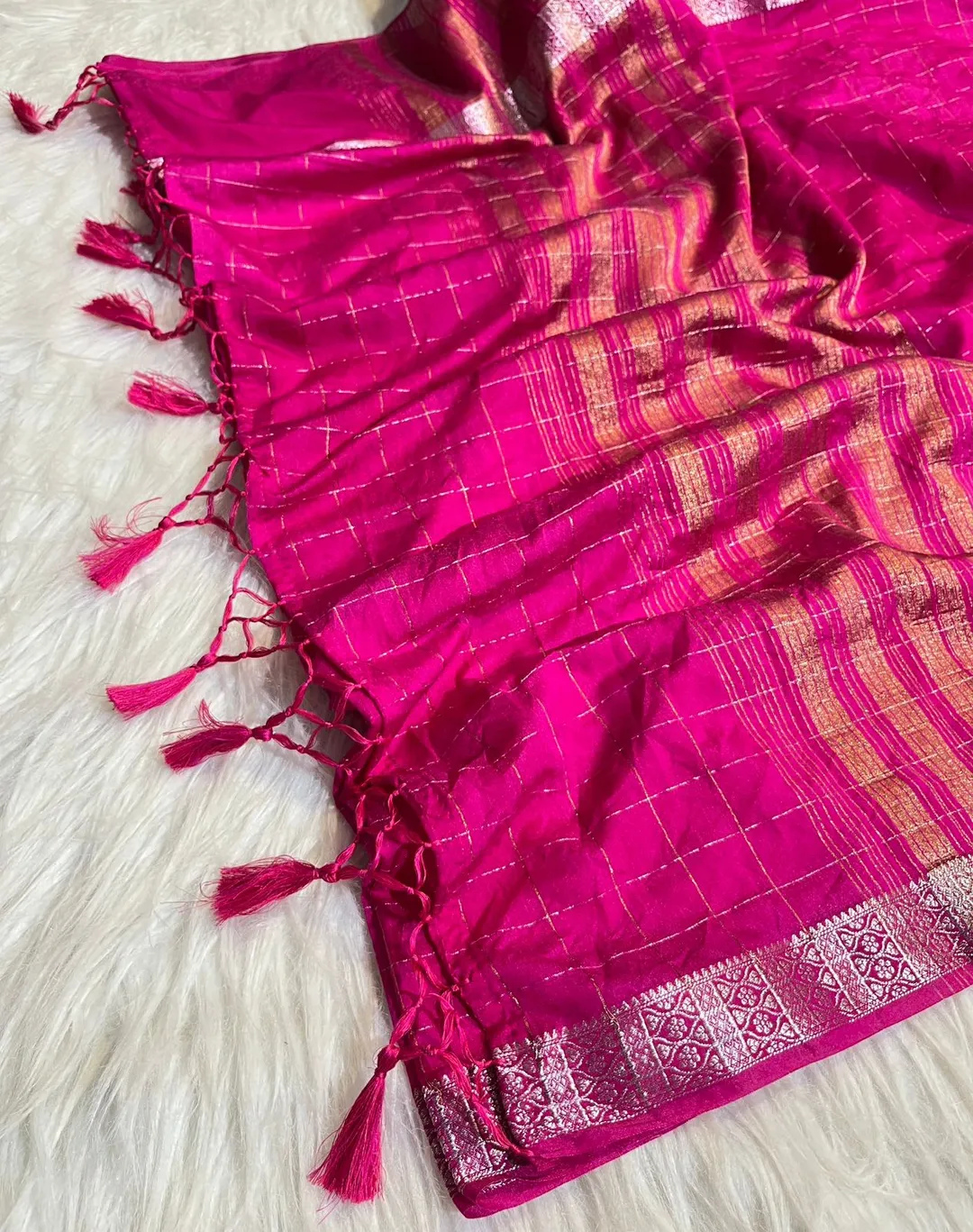 Premium Banarasi Daybal Raao Mango Soft Silk Saree - View 2