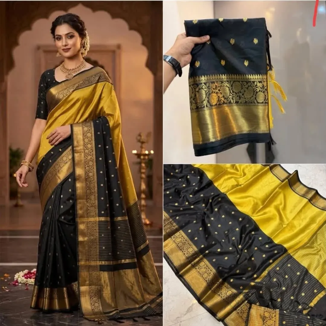 Premium Banarasi Semi Soft Silk Saree - View 2