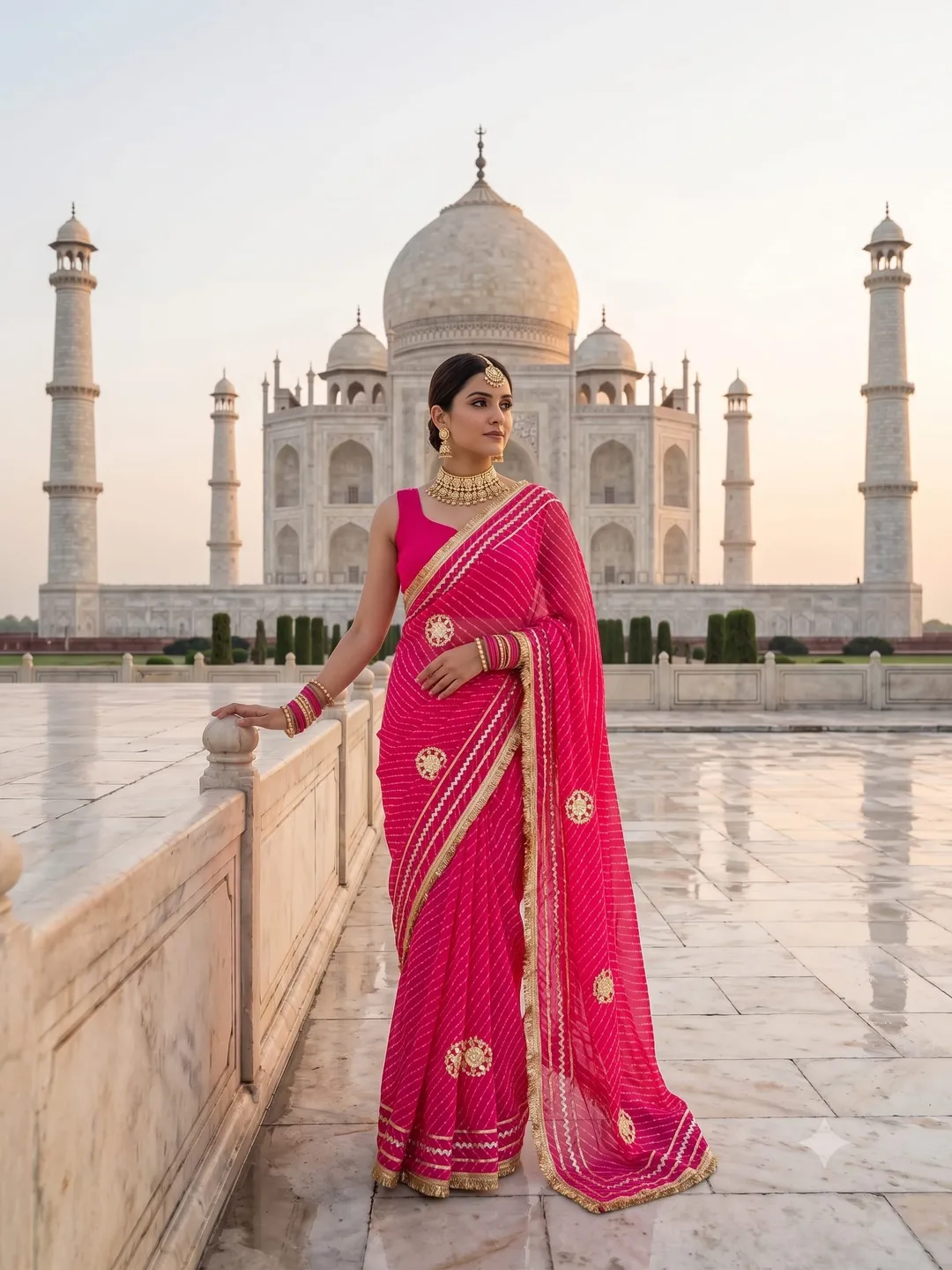 Premium C by C Georgette Mothda Saree