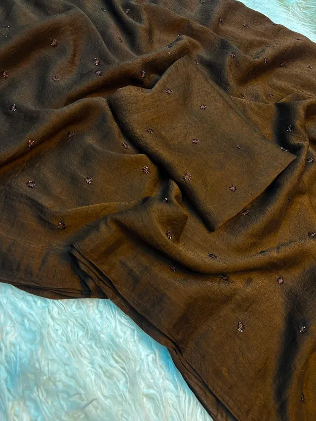 Fresh Arrival – Shree Coffee Crush Saree Collection - View 2