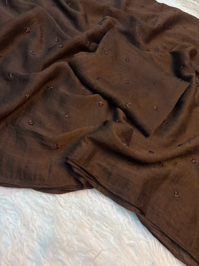 Fresh Arrival – Shree Coffee Crush Saree Collection - View 3