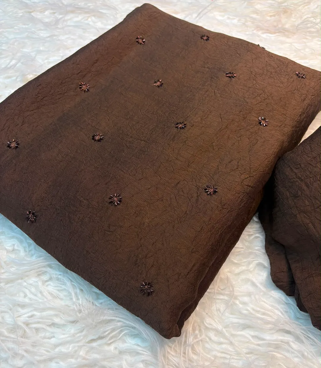 Fresh Arrival – Shree Coffee Crush Saree Collection - View 4
