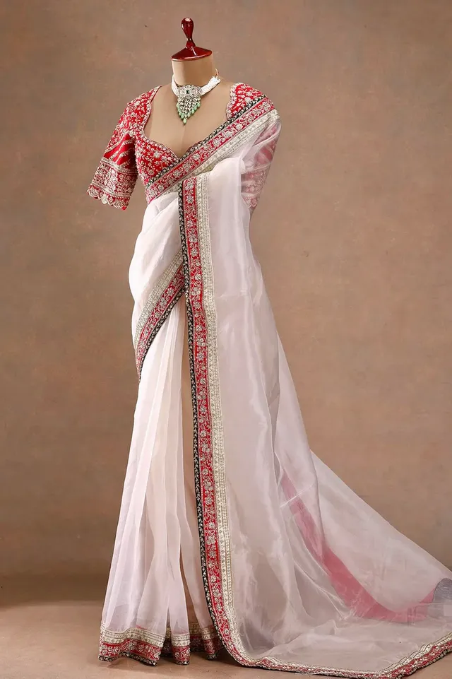 Designer Tibby Silk Saree – Elegance Redefined - Premium Tibby Silk Saree Online India - Buy at ₹1699 - Image 1
