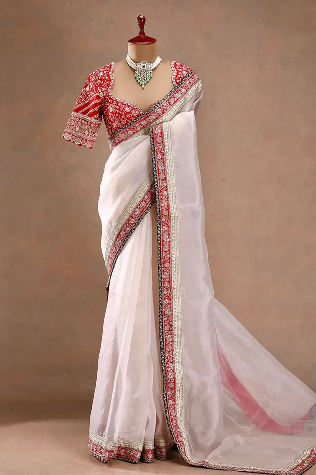 Designer Tibby Silk Saree – Elegance Redefined - View 3