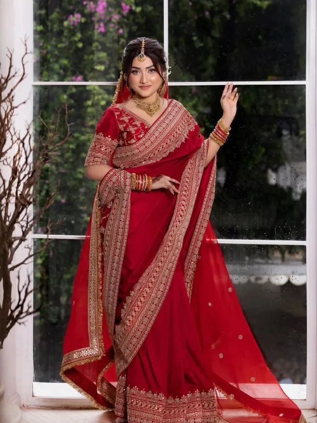 Designer Saree with Dupatta – Elegance Redefined