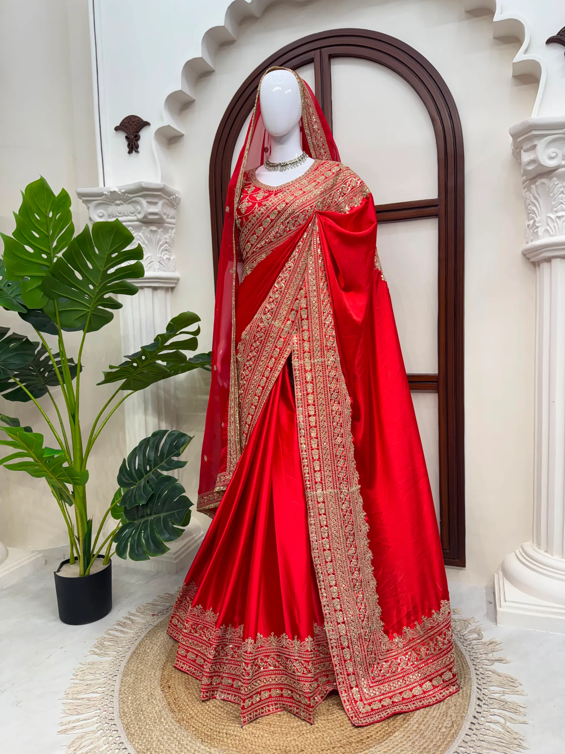 Designer Saree with Dupatta – Elegance Redefined - View 4