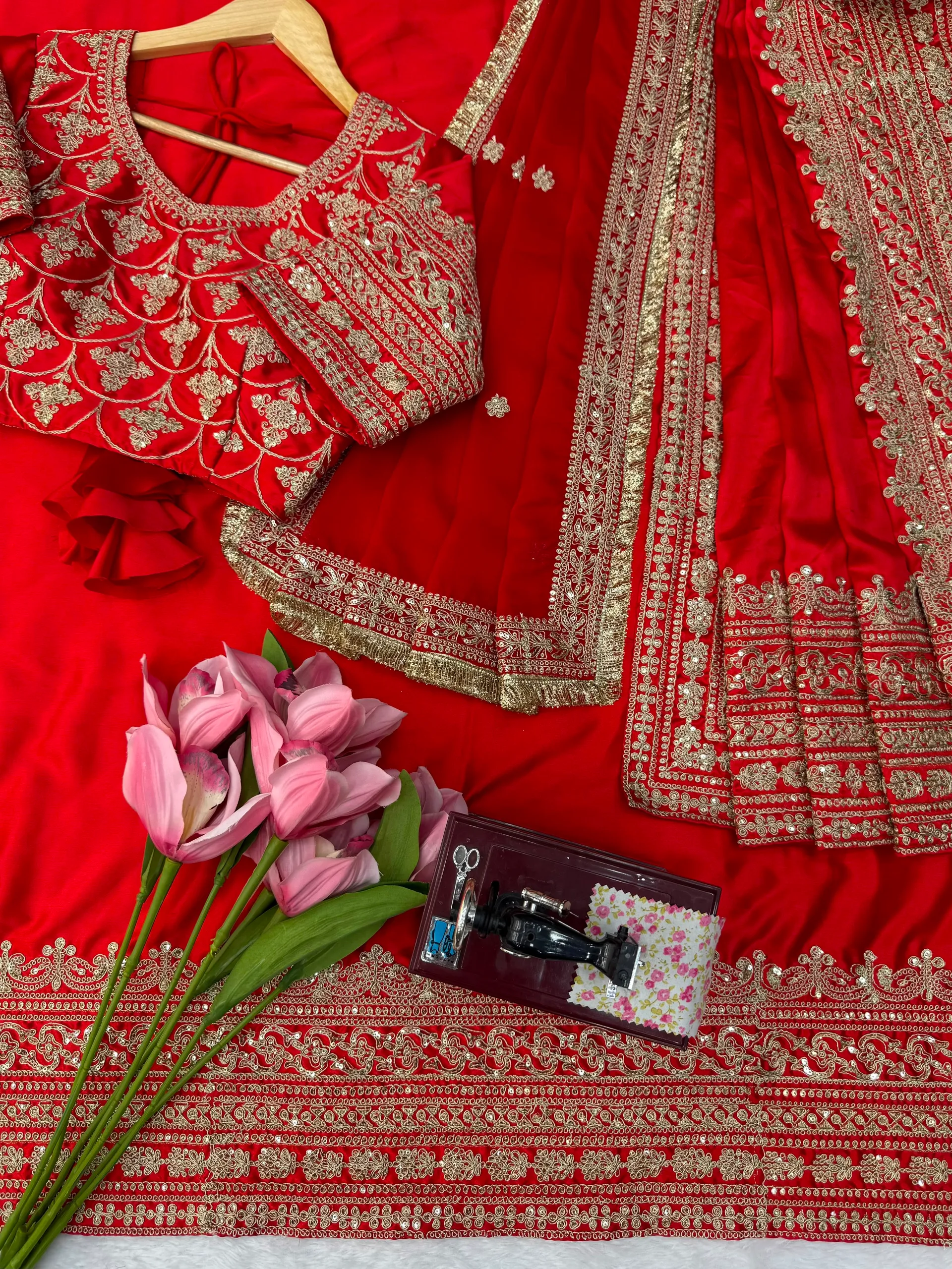 Designer Saree with Dupatta – Elegance Redefined - View 5