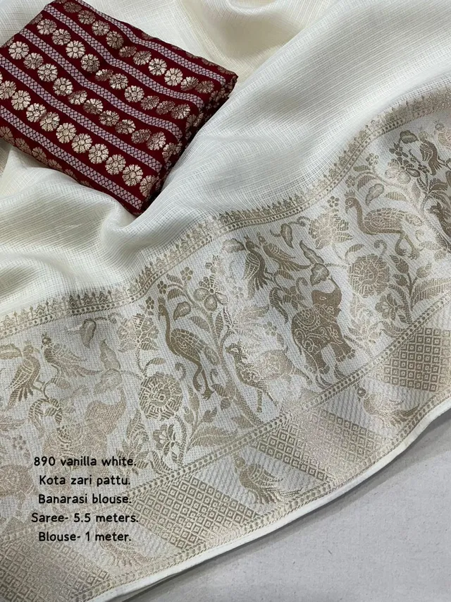 New Arrival – Banarasi Kota Silk Saree Collection - View 2