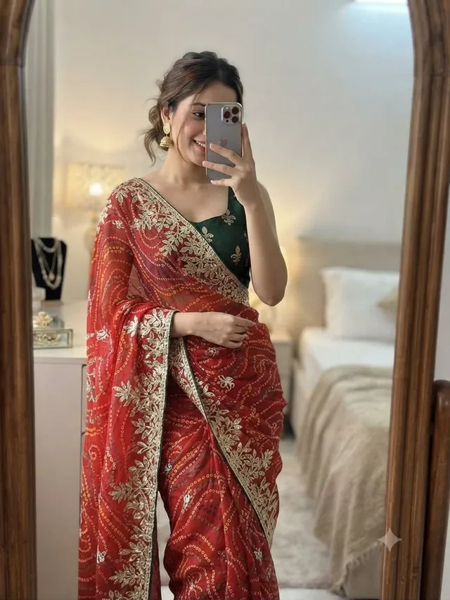 New Latest Traditional Bandhej Collection