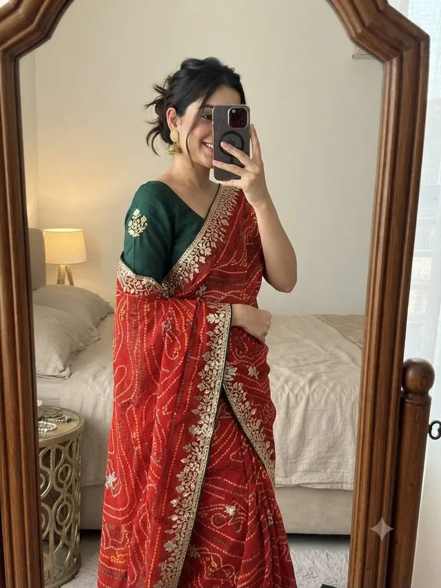New Latest Traditional Bandhej Collection - View 2