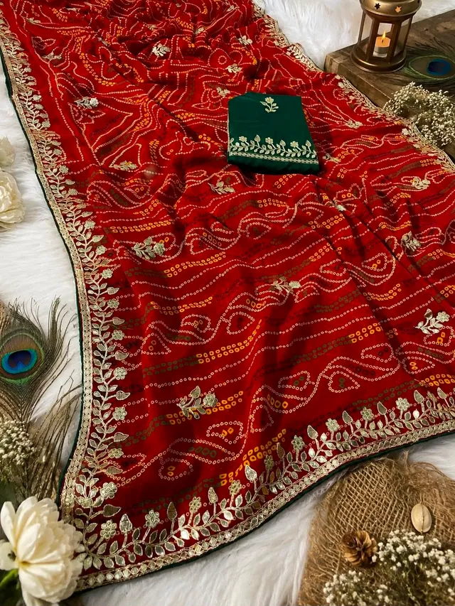 New Latest Traditional Bandhej Collection - View 3