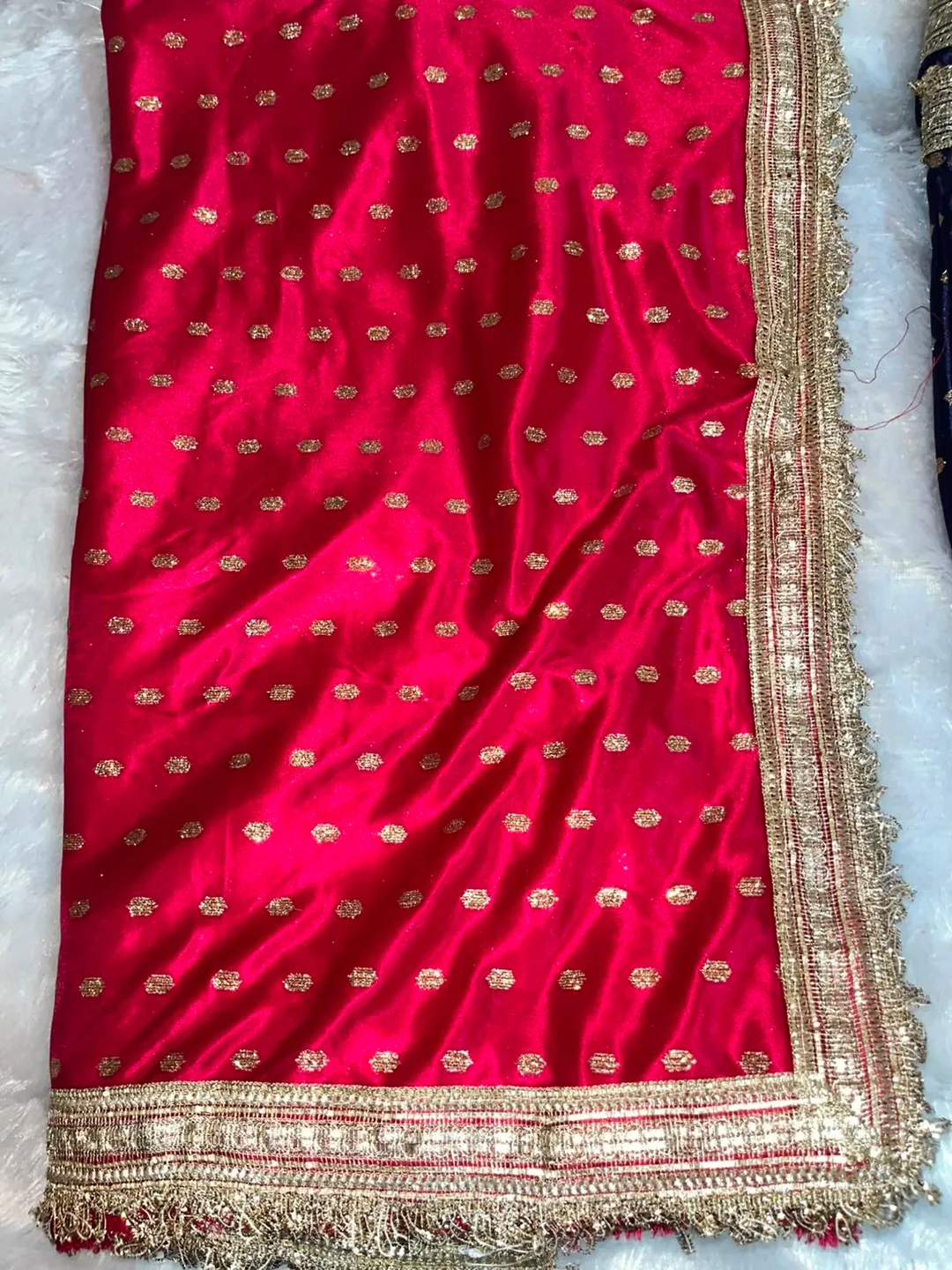 Premium Designer Saree with Designer Sabyasachi Lace - View 2