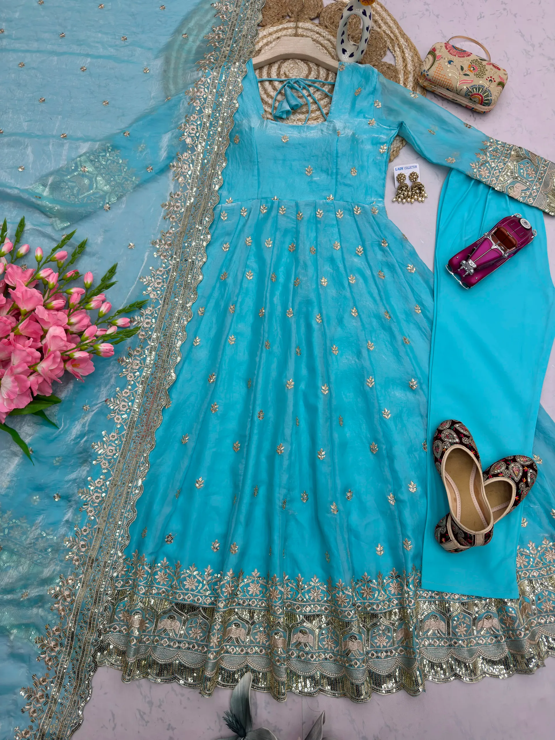 DesignerSai Party Wear Gown Set