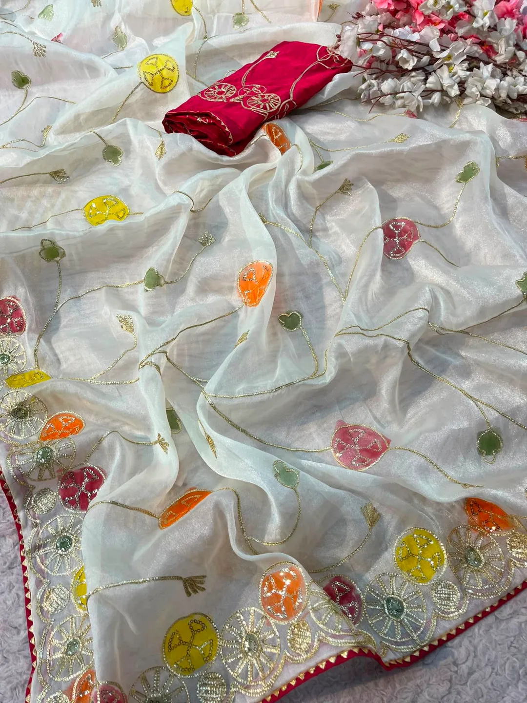 New Launch – Bollywood Designer NC Moss Saree - View 2