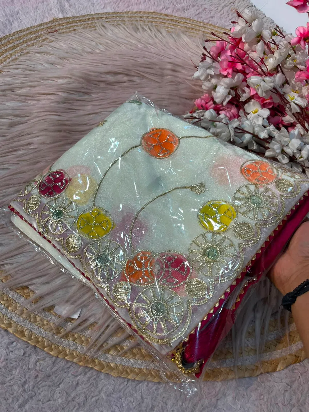 New Launch – Bollywood Designer NC Moss Saree - View 6