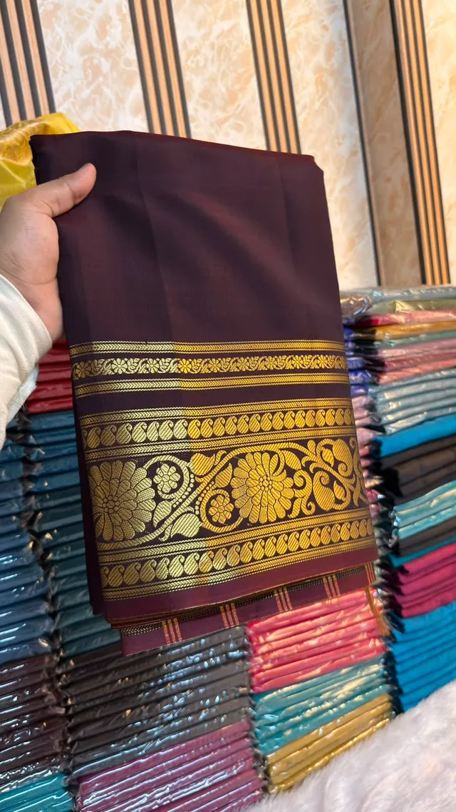 Premium Banarasi Semi Katan Soft Silk Saree Collection - View 3
