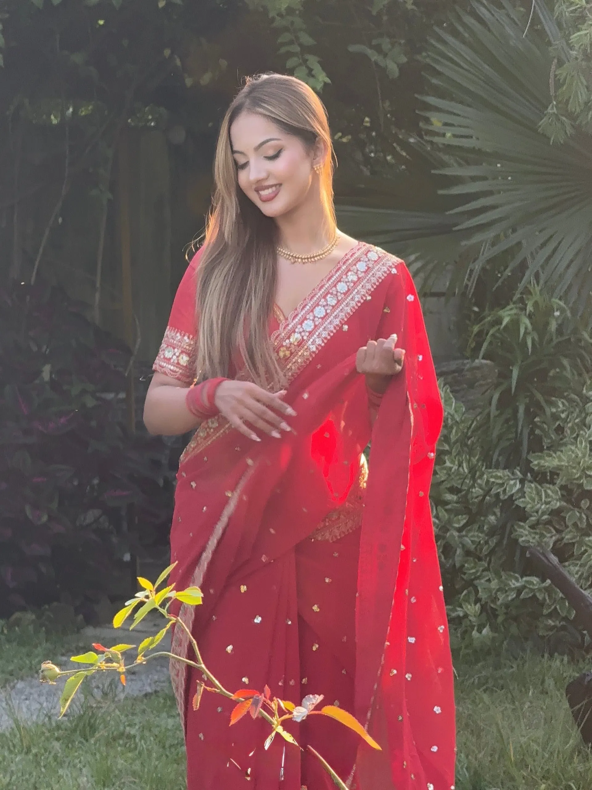 Designer Pure Georgette Saree Collection - View 2