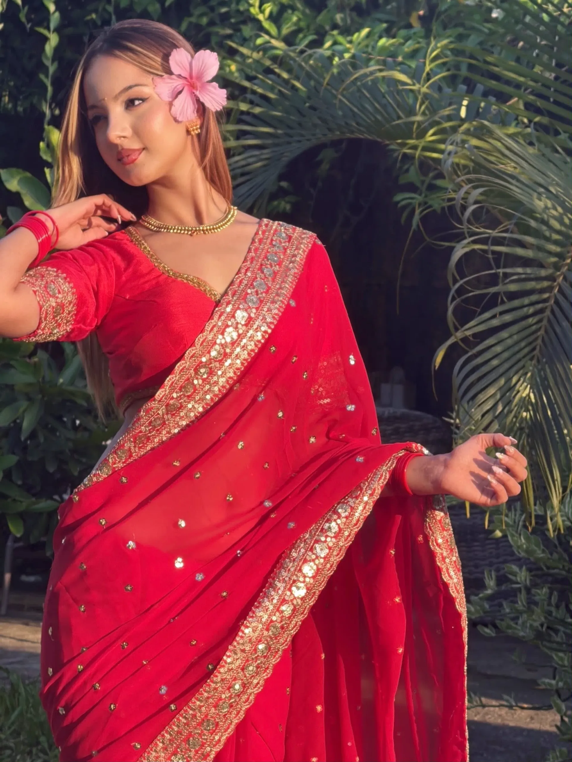 Designer Pure Georgette Saree Collection - View 4