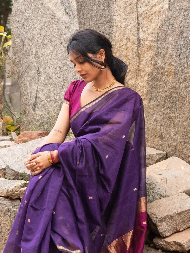 Maheshwari Silk Cotton Saree Collection - View 2