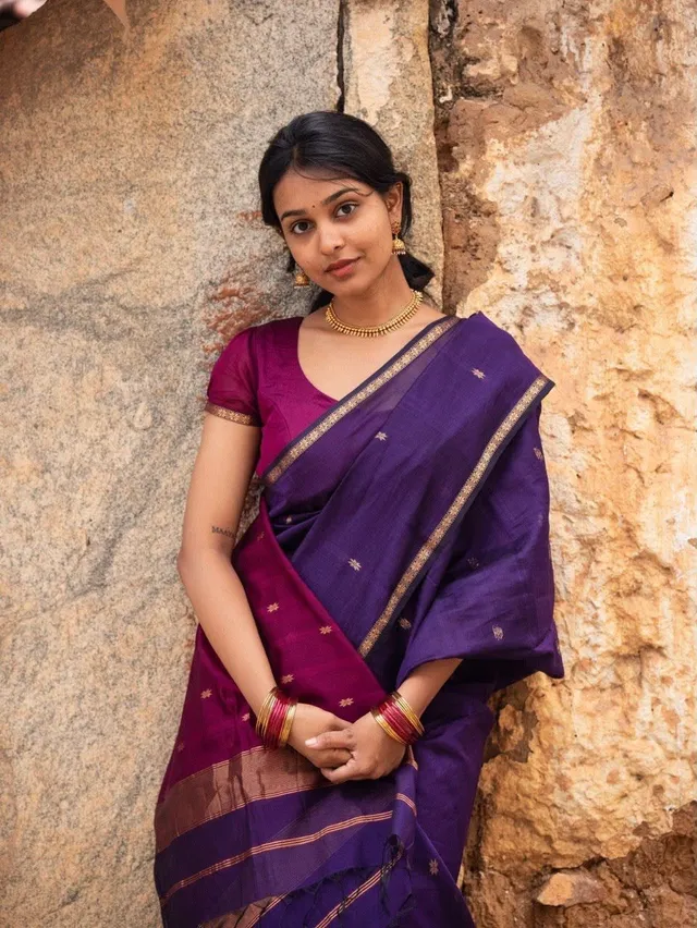 Maheshwari Silk Cotton Saree Collection - View 3
