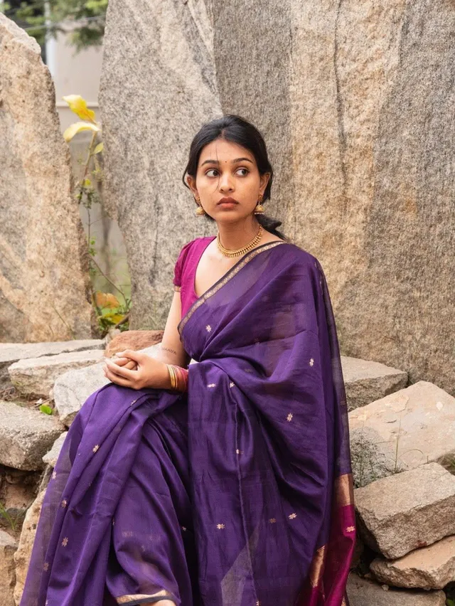 Maheshwari Silk Cotton Saree Collection - View 7