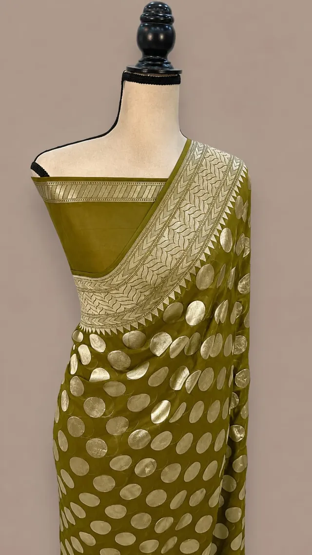 Premium Banarasi Daybal Georgette Saree - Second View