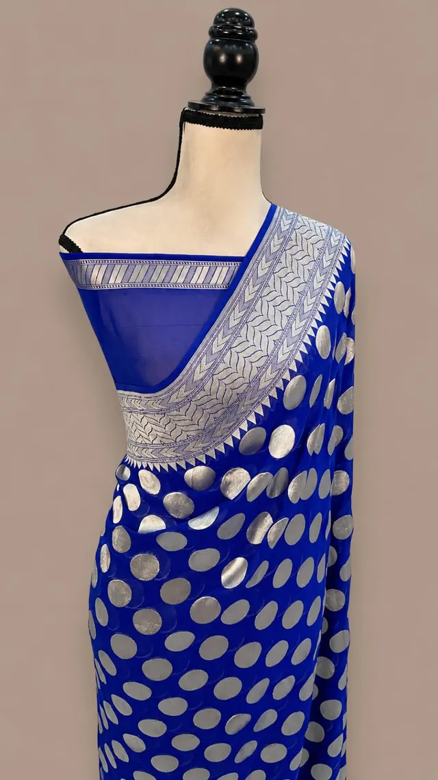 Premium Banarasi Daybal Georgette Saree - Second View