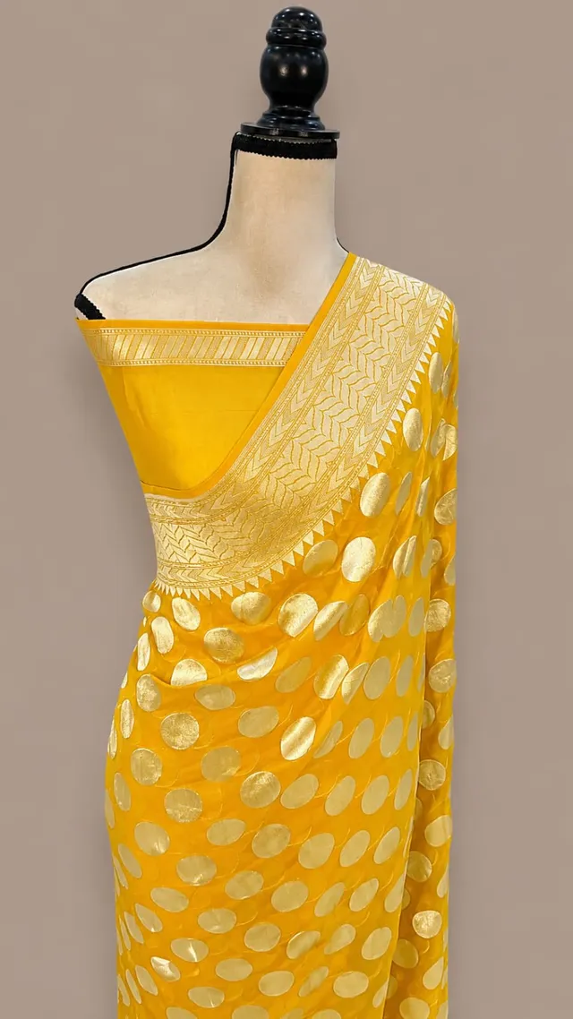 Premium Banarasi Daybal Georgette Saree - Second View