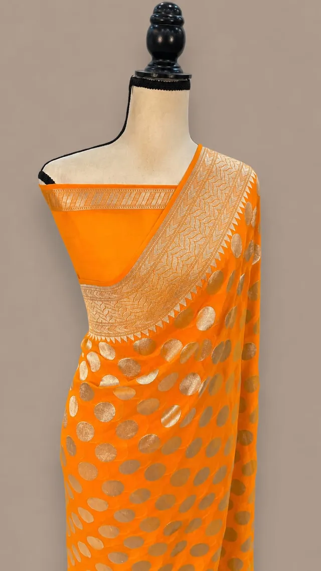 Premium Banarasi Daybal Georgette Saree - Second View