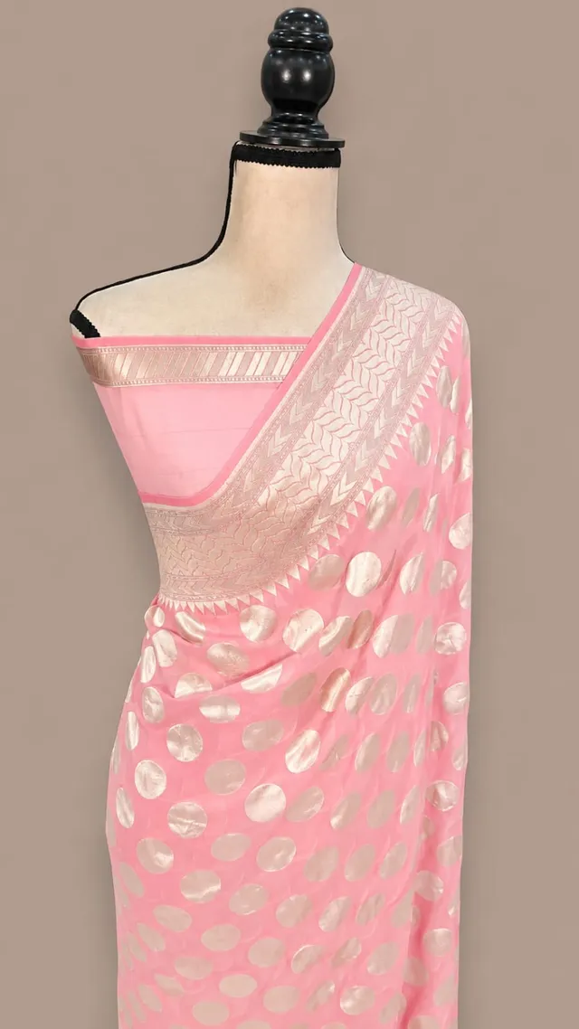 Premium Banarasi Daybal Georgette Saree - Second View