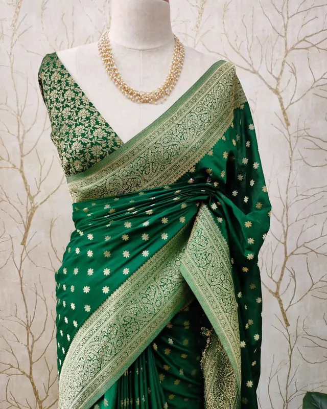 Exquisite Banarasi Daybal Warm Silk Saree - Second View