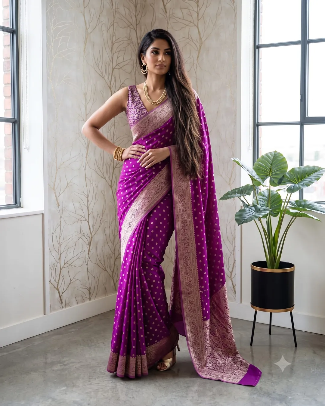 Exquisite Banarasi Daybal Warm Silk Saree - Second View