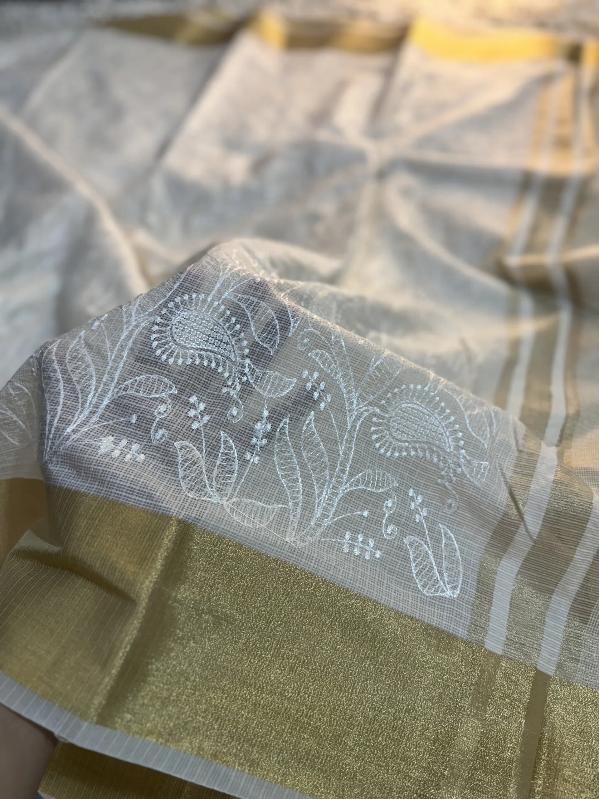 Banarasi Handloom Kota Check Silk Saree Collection - View 3