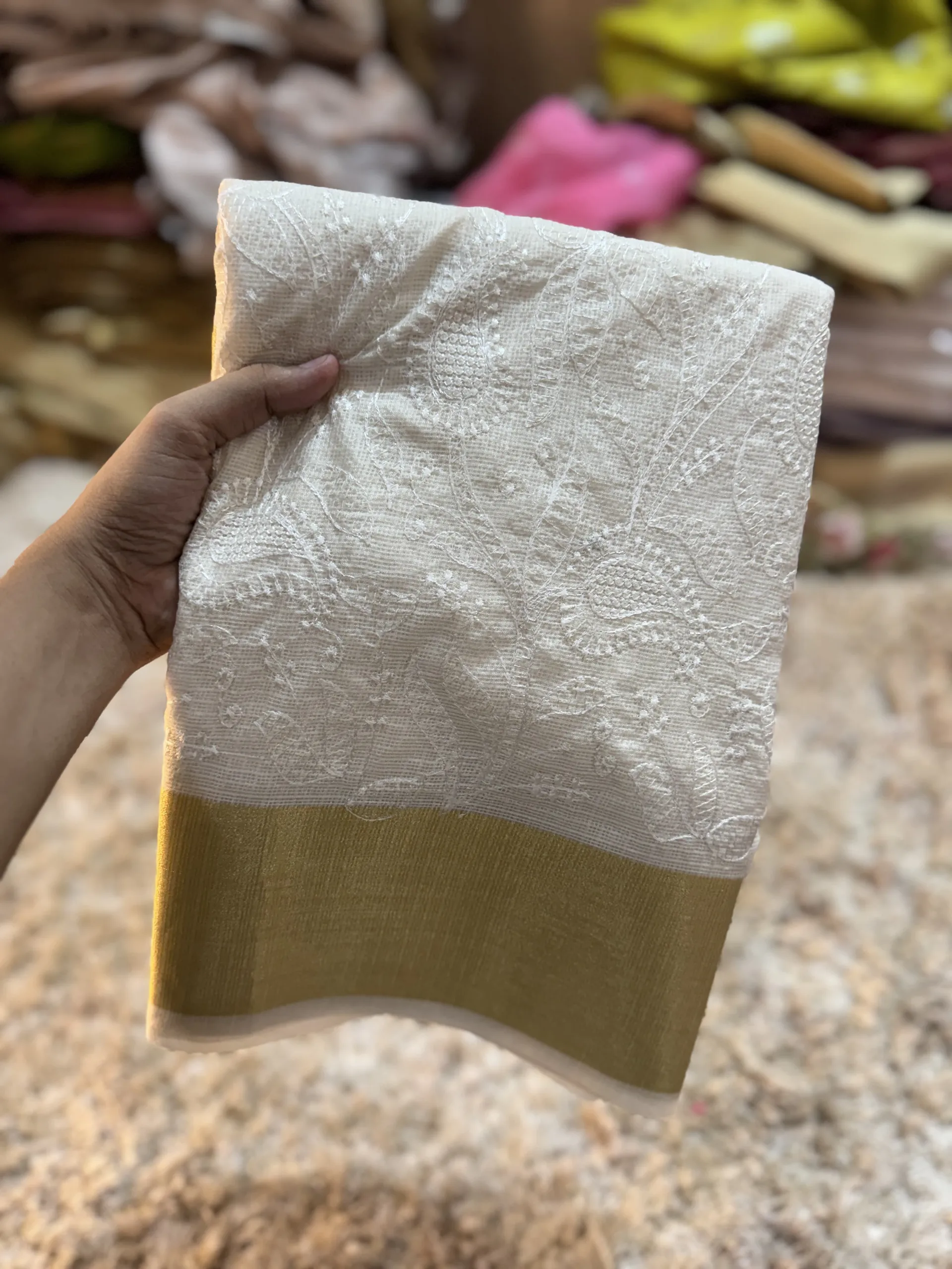 Banarasi Handloom Kota Check Silk Saree Collection - View 6