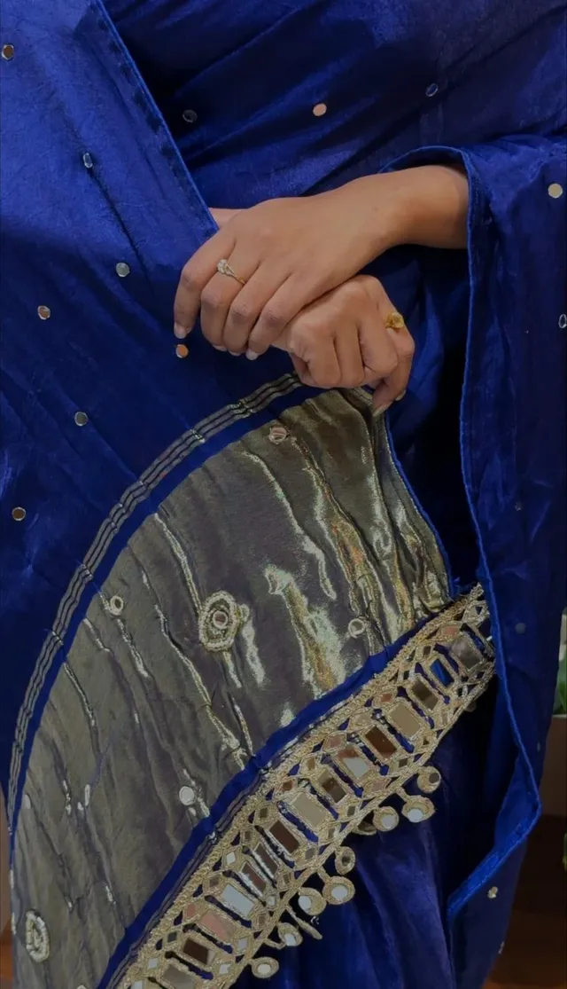 ORIGINAL GAJI SILK BANDHANI SAREE - View 5